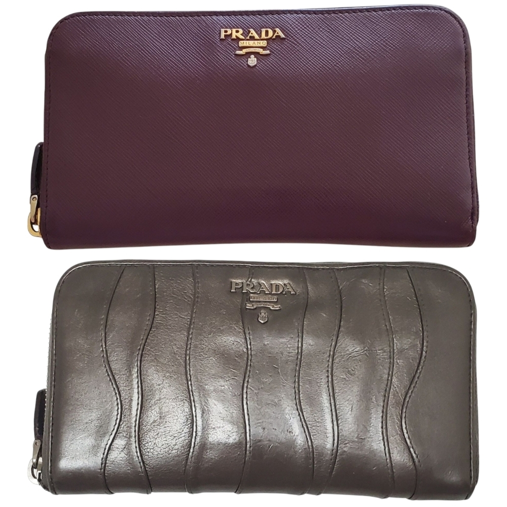 PRADA Continental Wallet 💜🩶 Your Choice!!